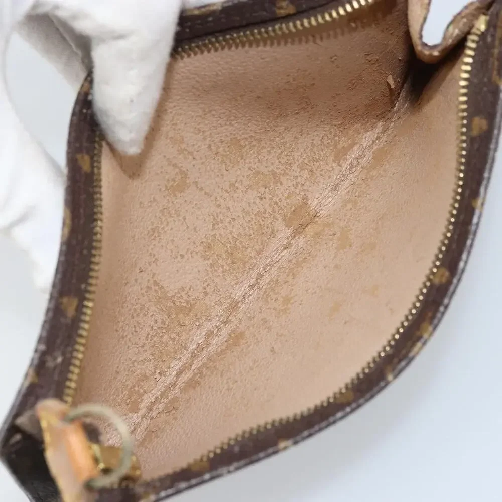 Louis Vuitton Monogram Bucket GM Accessory Pouch Brown